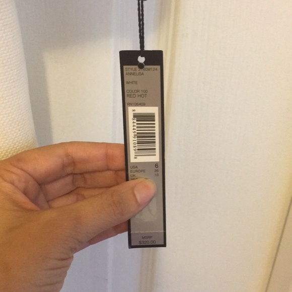 Tahari dress suit white with black accents - Picture 3 of 5